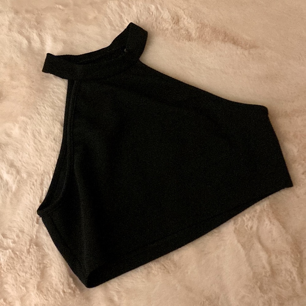 Black SHEIN crop top
